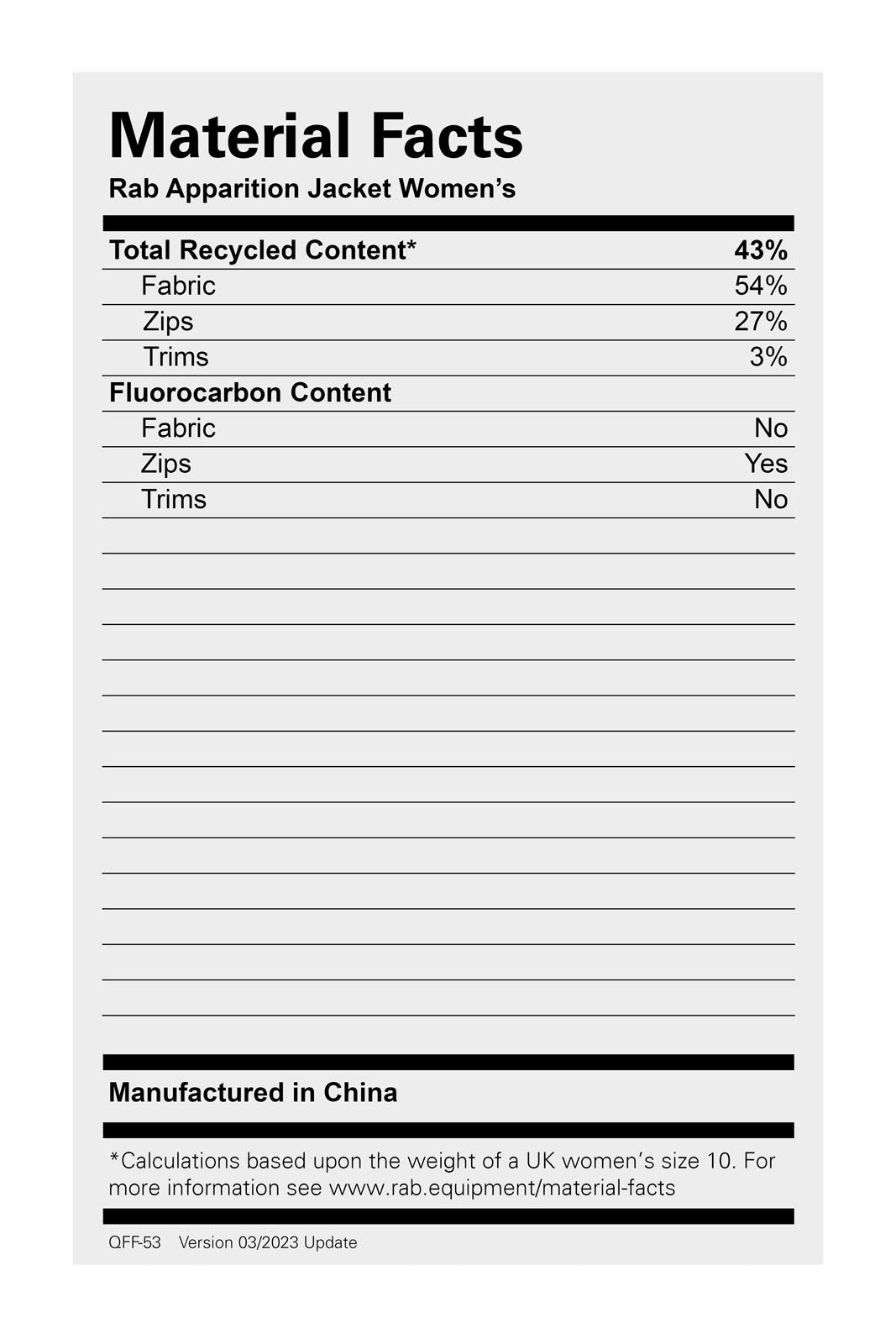 Apparition Jacket Wmns