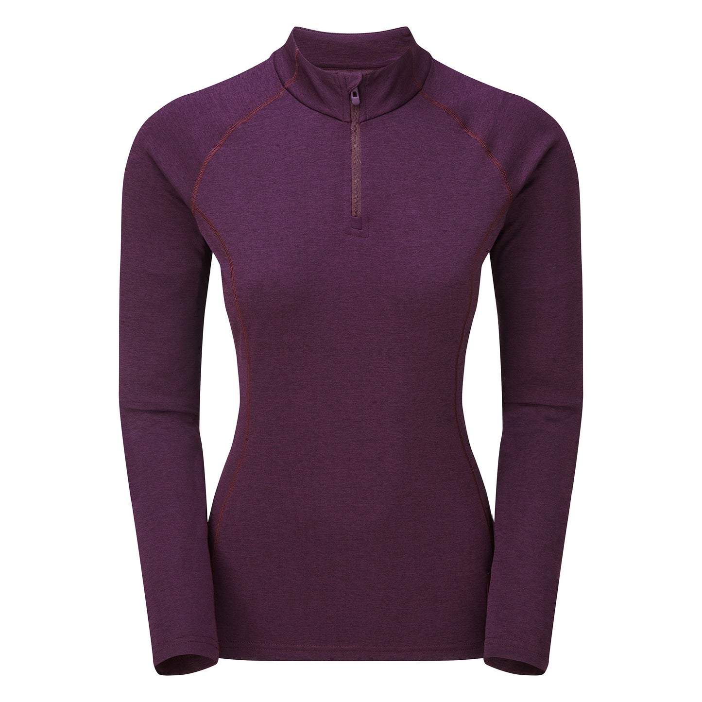 WOMEN'S DART ZIP NECK