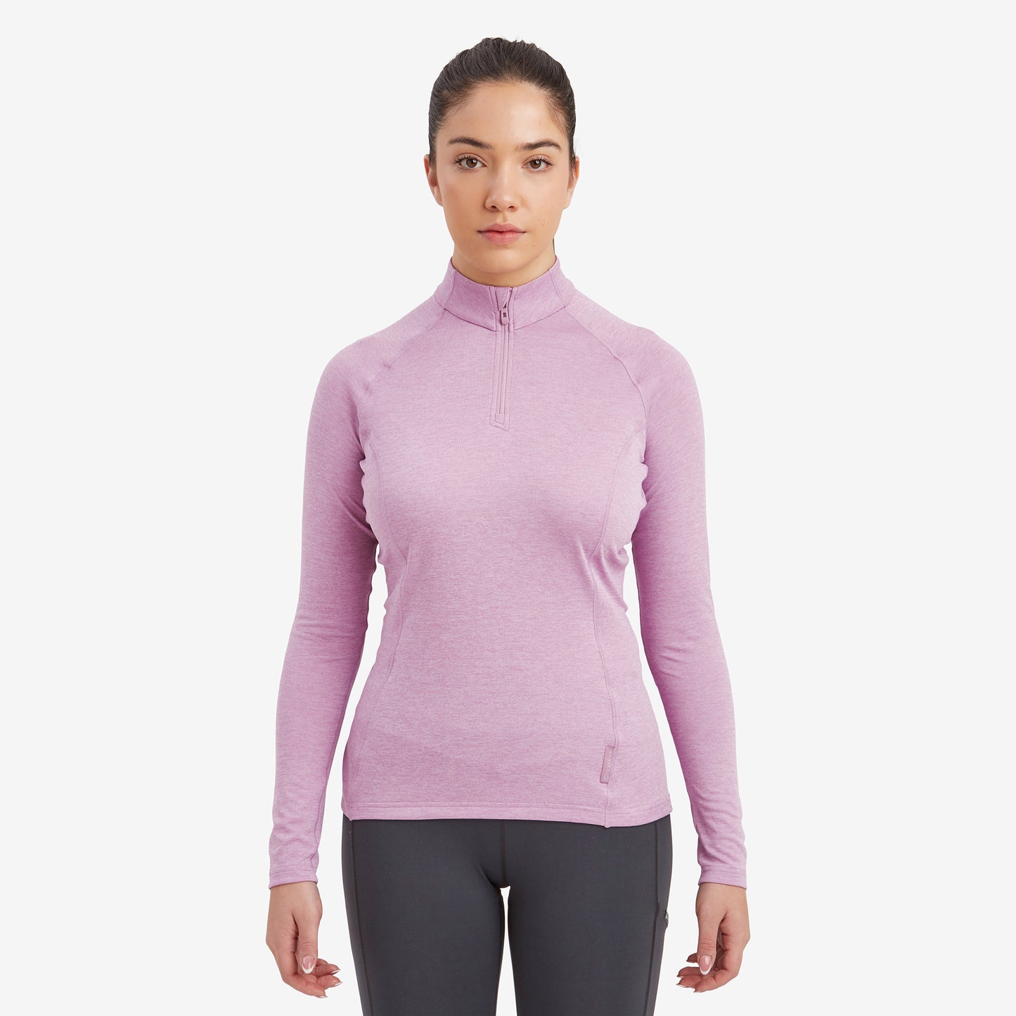 WOMEN'S DART ZIP NECK
