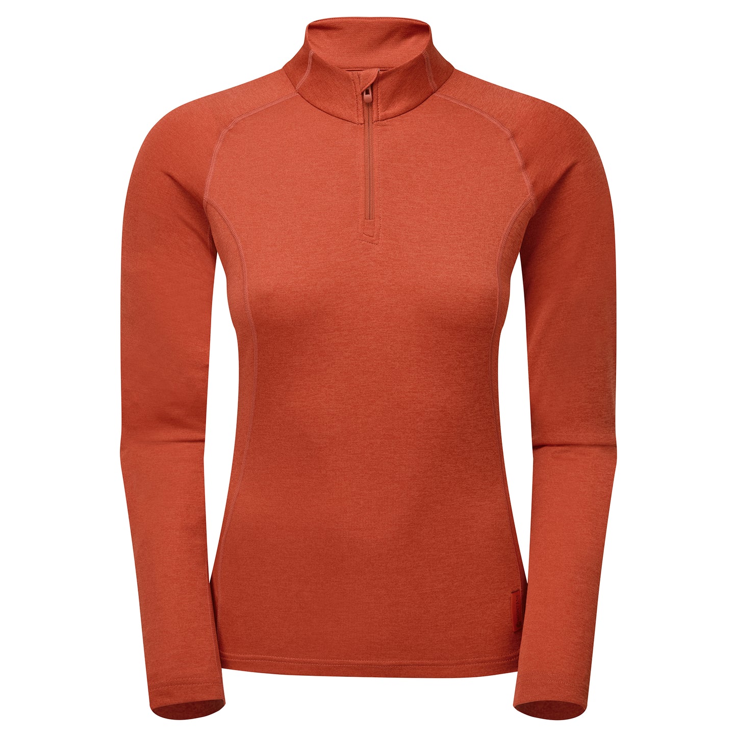 WOMEN'S DART ZIP NECK