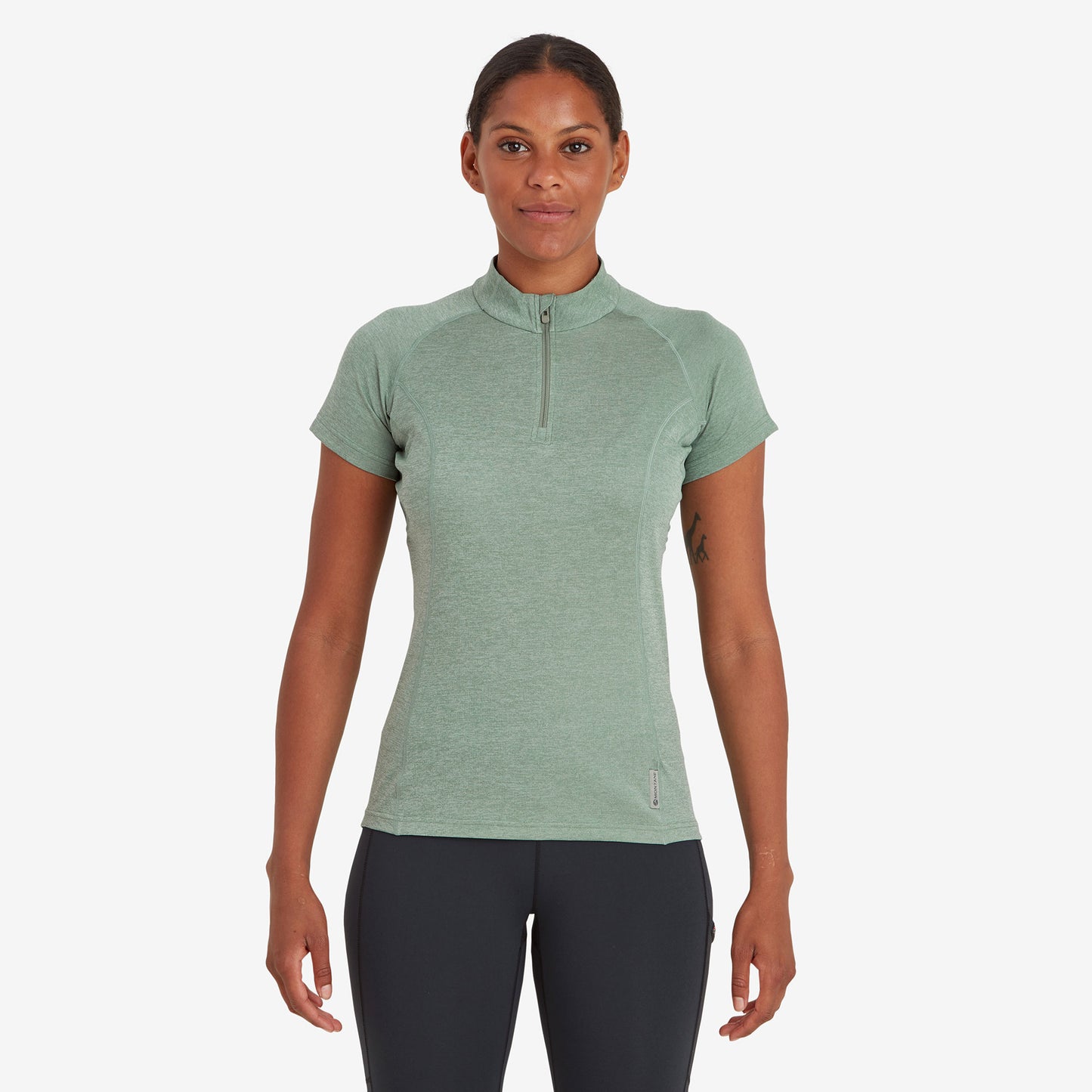 WOMEN'S DART ZIP T-SHIRT
