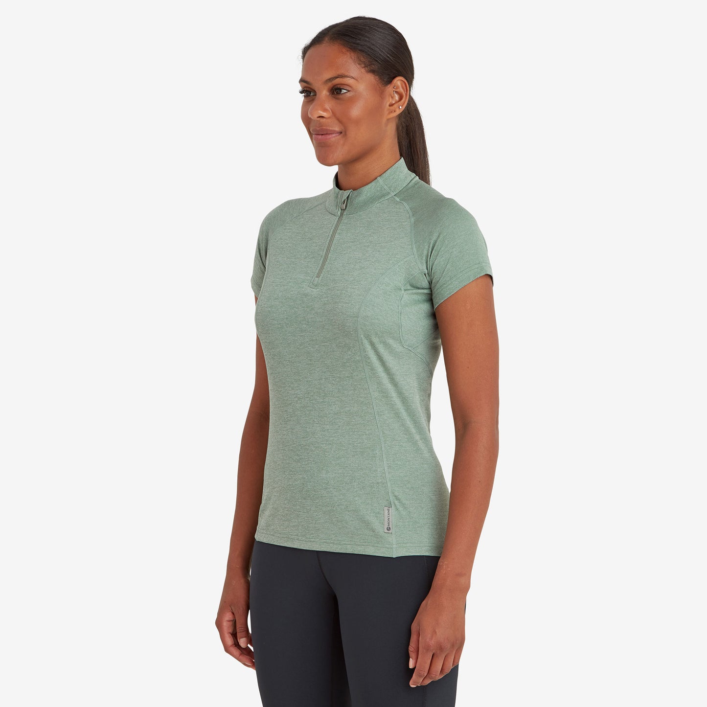 WOMEN'S DART ZIP T-SHIRT