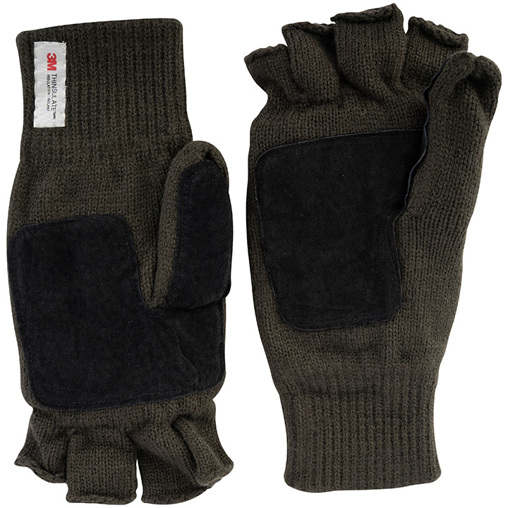 Suede Palm Shooters Mitts