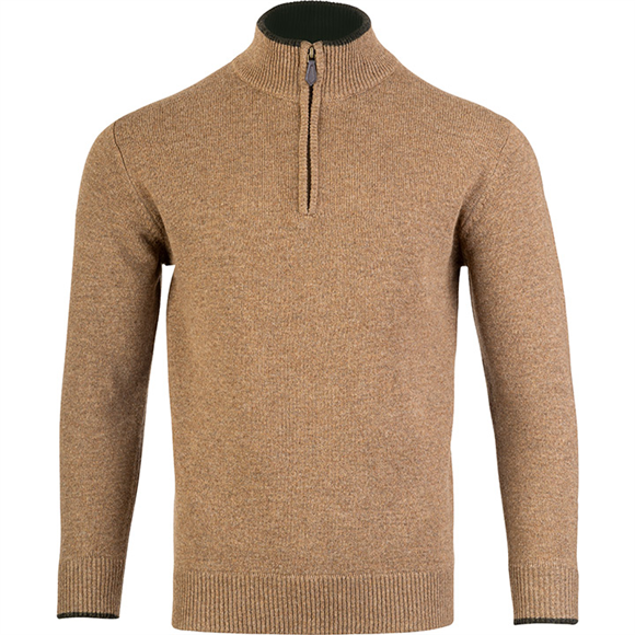 Ashcombe 100% Lambswool Zipknit
