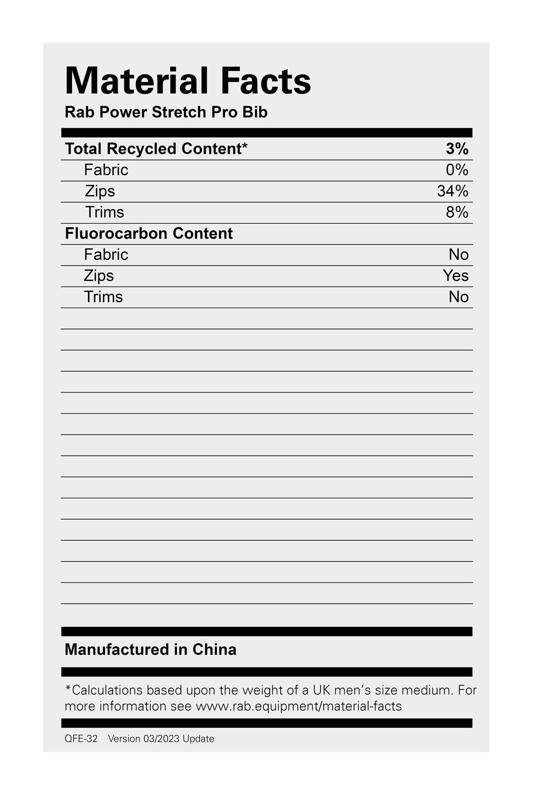 Power Stretch Pro Bib