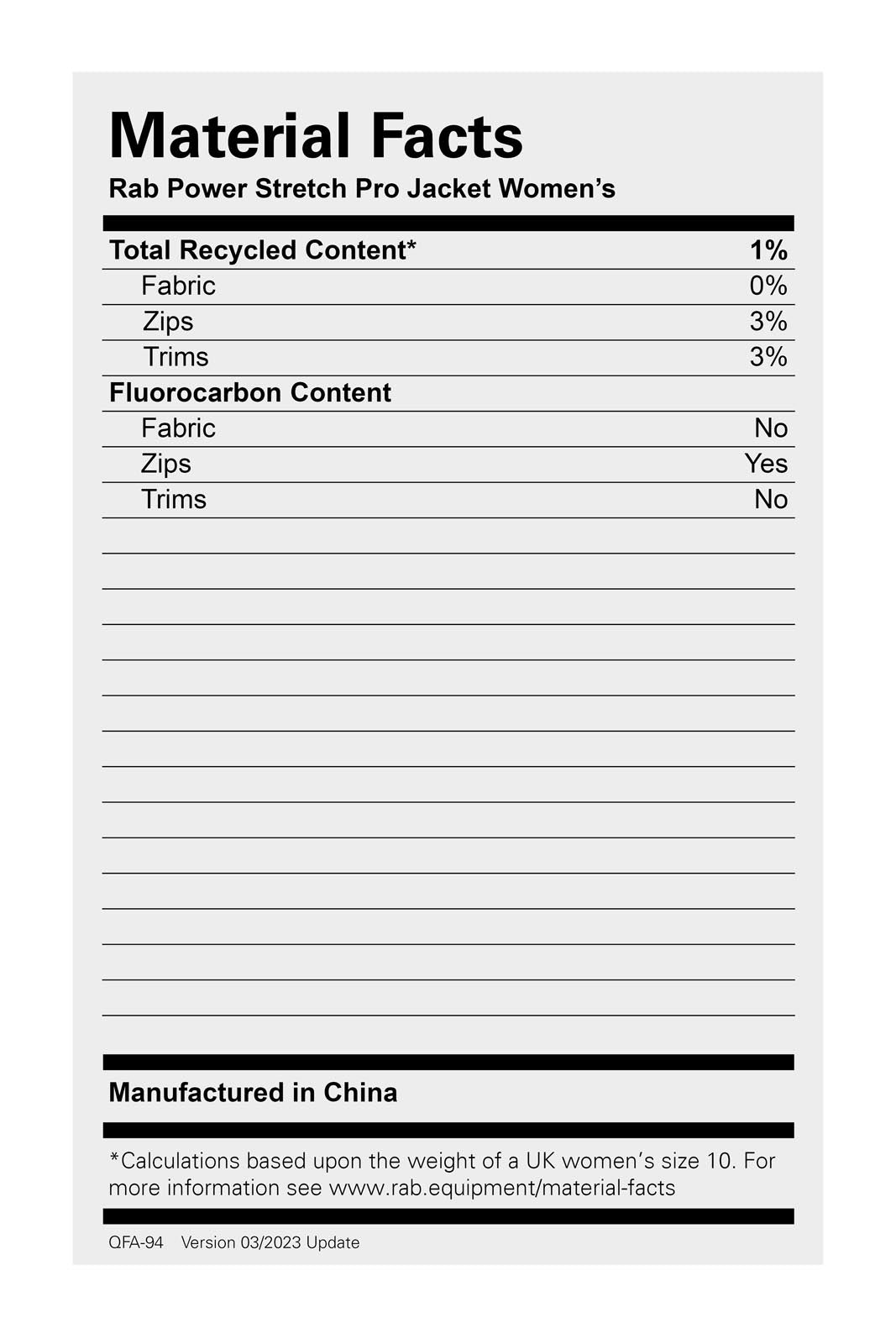 Power Stretch Pro Jacket Wmns