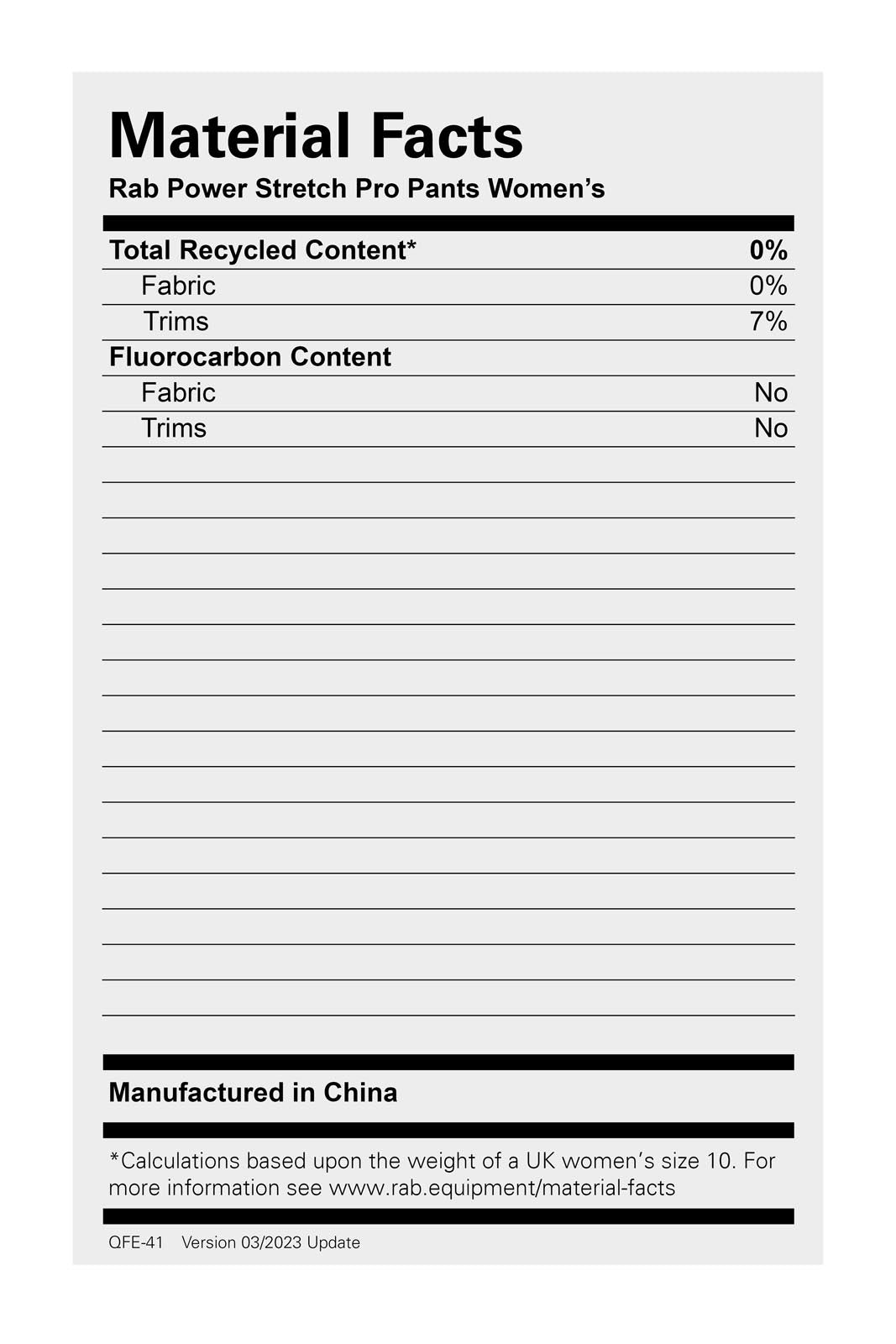 Power Stretch Pro Pants Wmns