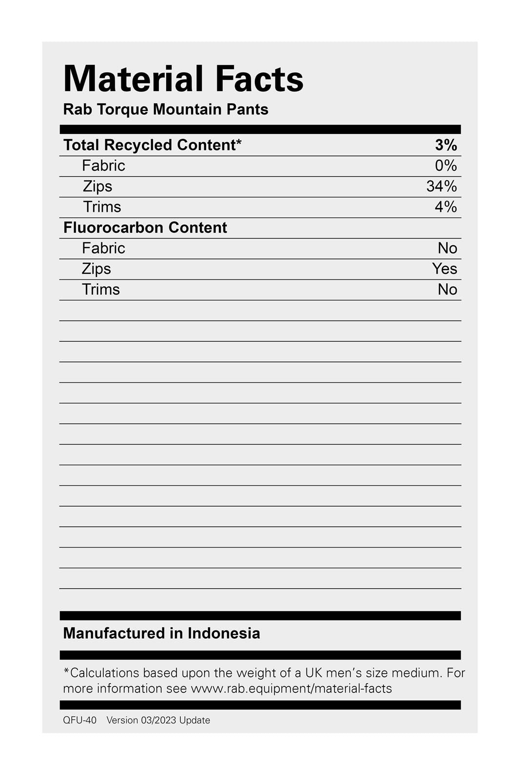 Torque Mountain Pants