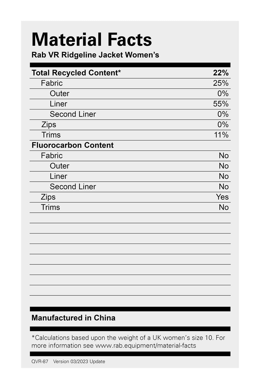 VR Ridgeline Jacket Wmns