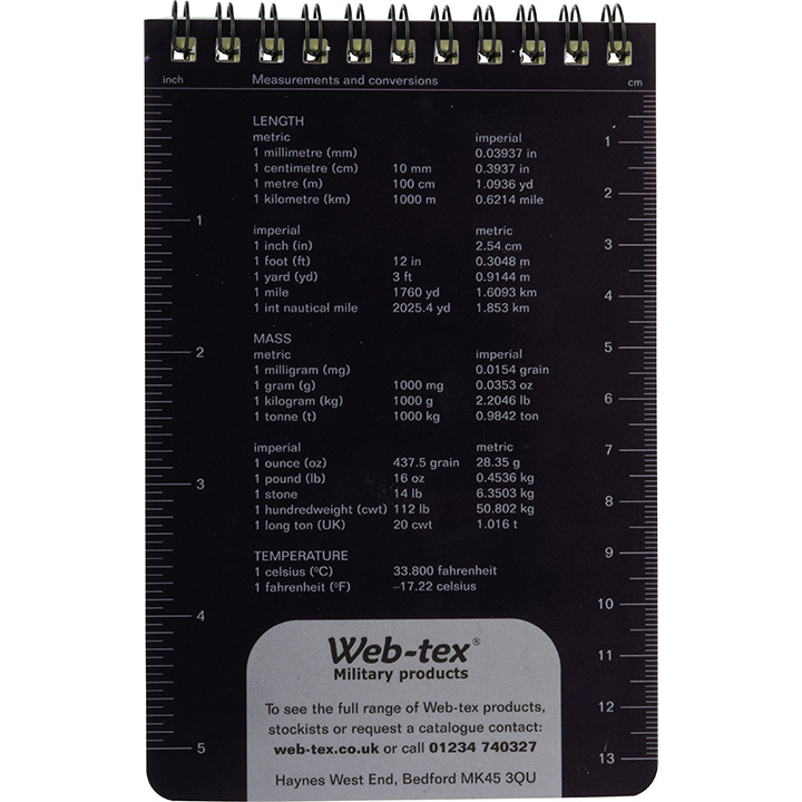 Warrior Waterproof Notebook