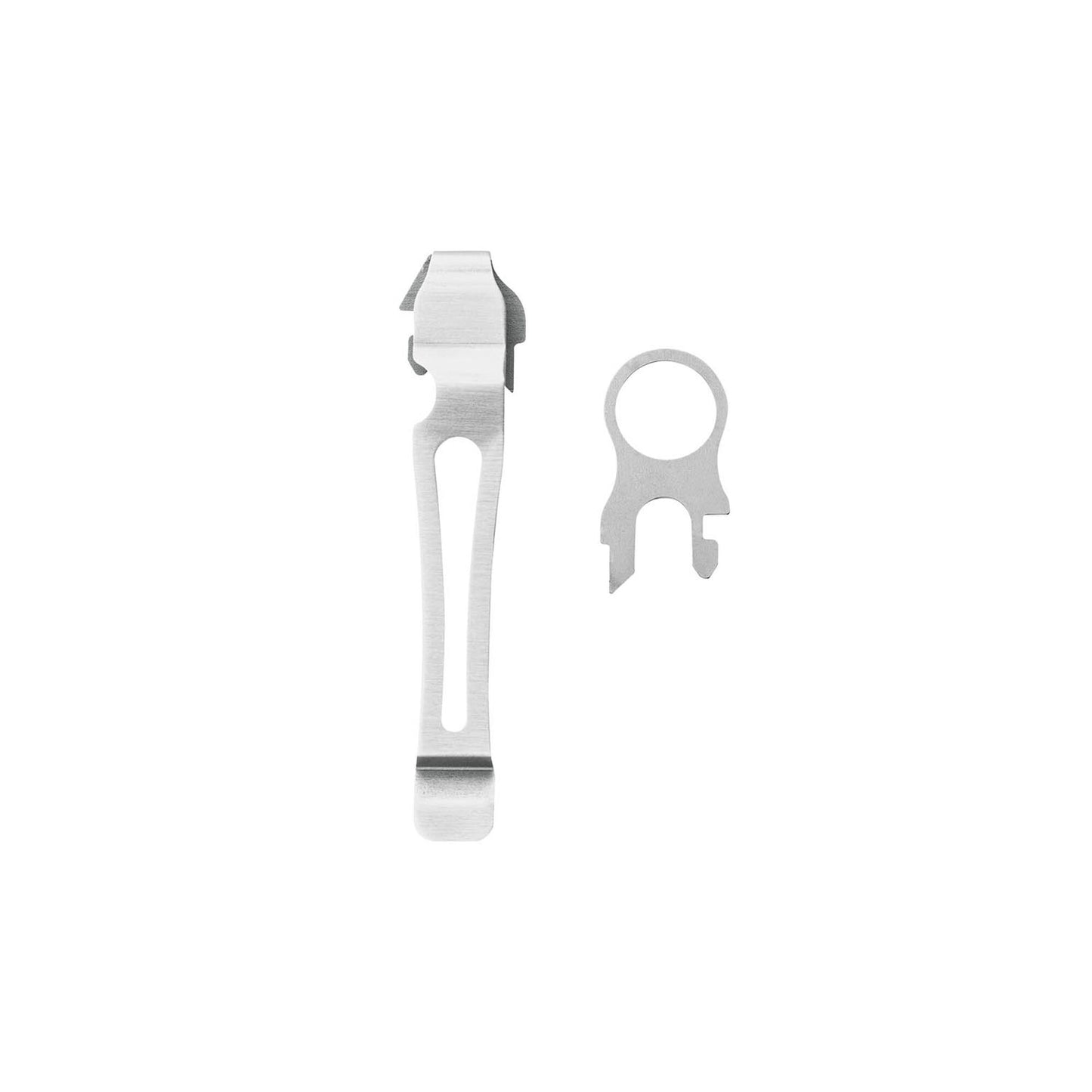 Removable Pocket Clip and Quick Release Lanyard Ring