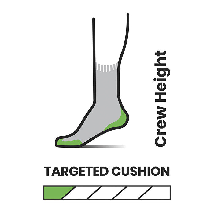 Run Cold Weather Targeted Cushion Crew Socks