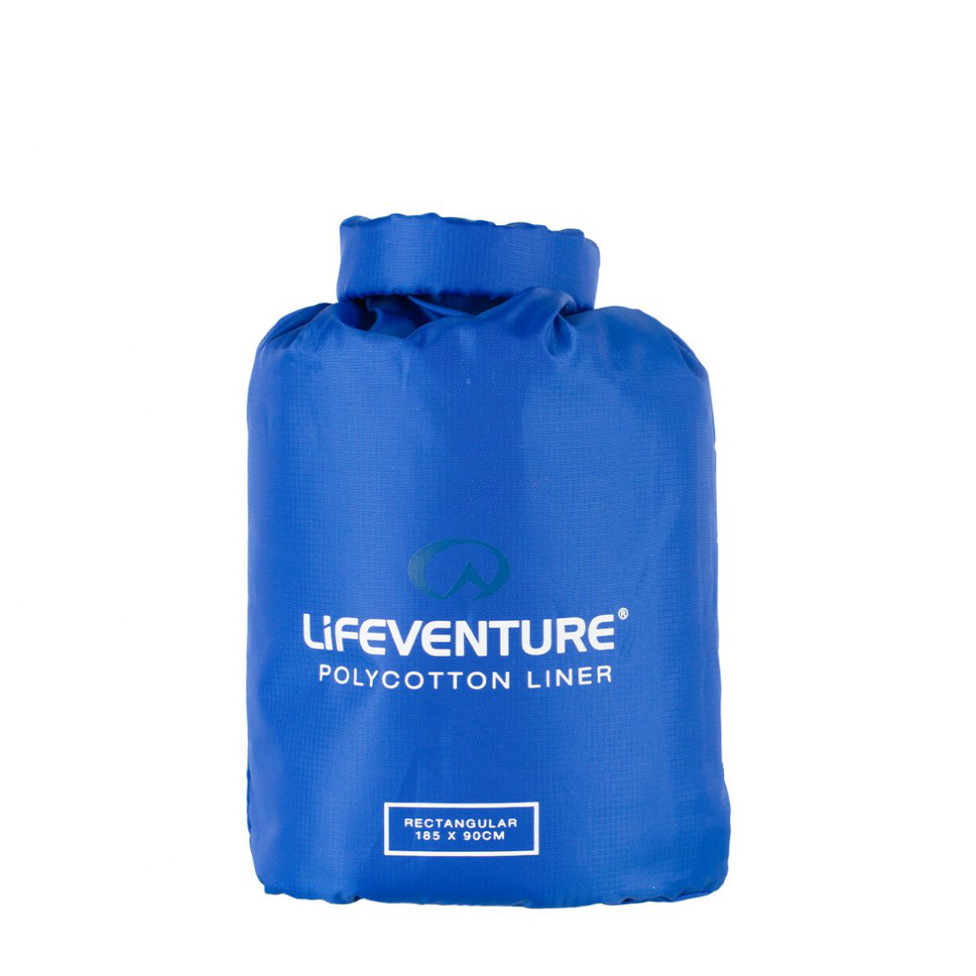 Polycotton Sleeping Bag Liner, Rectangular, Navy