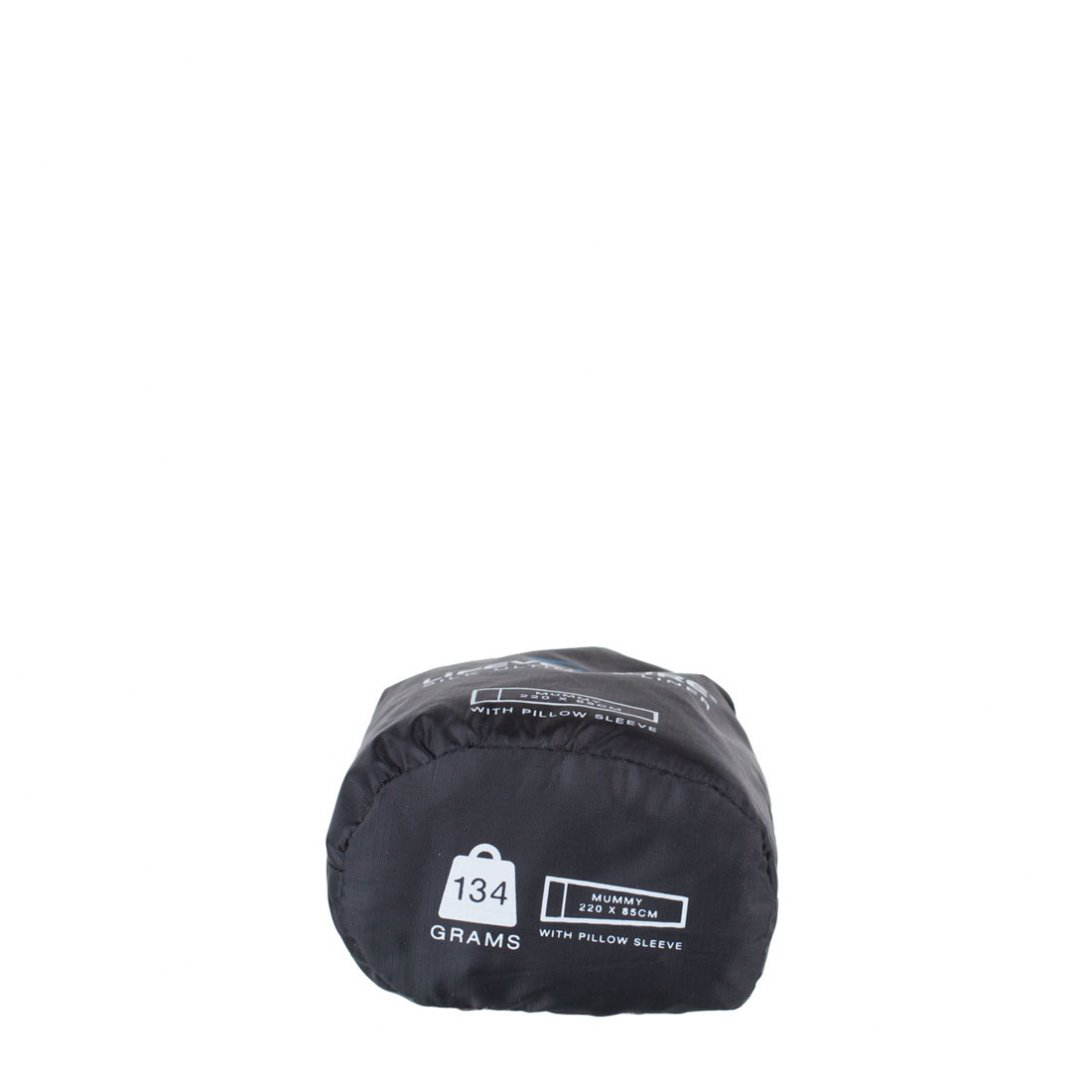Silk Ultimate Sleeping Bag Liner, Mummy, Black