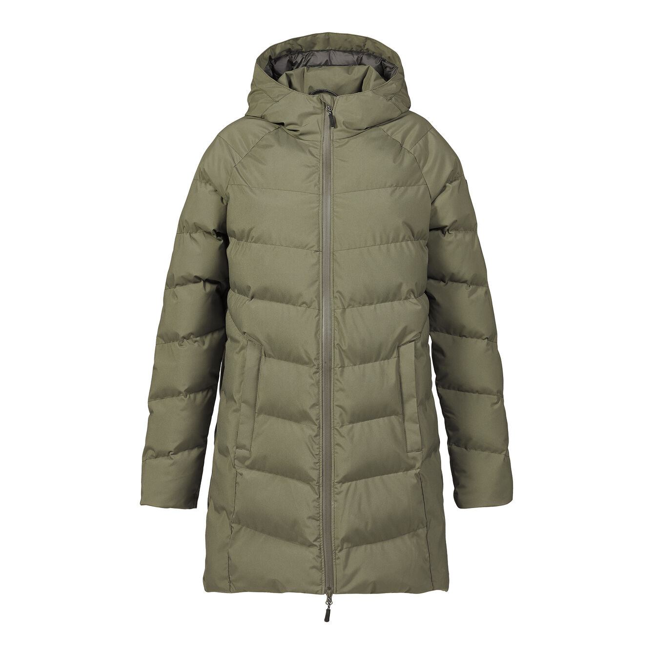 W MARINA LONG QUILTED JKT
