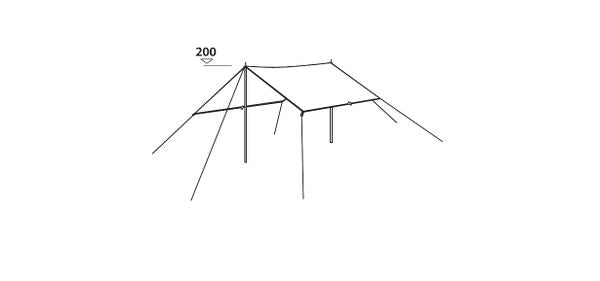 Tarp 4 x 4 m