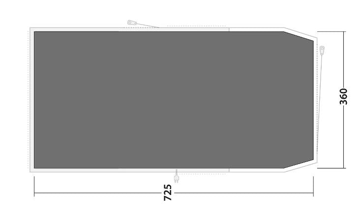 Footprint w. integrated toggle up front Winwood 8