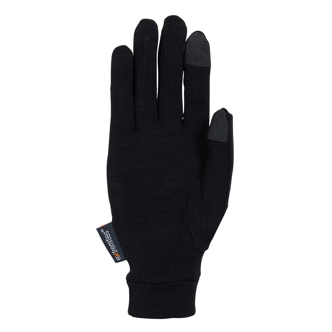 Merino Touch Liner Glove Black