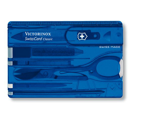Swiss Card Blue Translucent