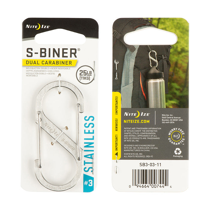 S-Biner Dual Carabiner Stainless Steel #3