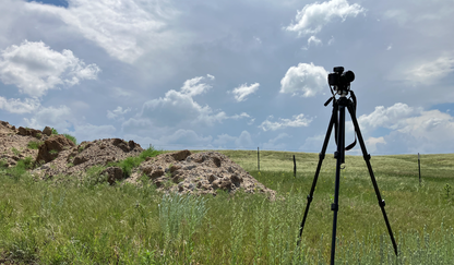 Mountain Pass™ Aluminum Tripod + Pan Head