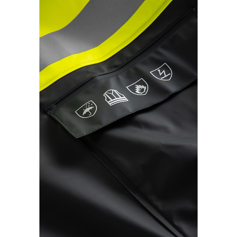 Flame Retardant Hi-Vis Rain Jacket in PU quality