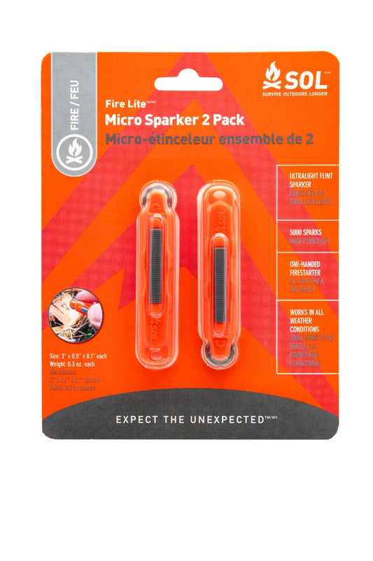 SOL® Fire Lite Micro Sparker (2 Pack)