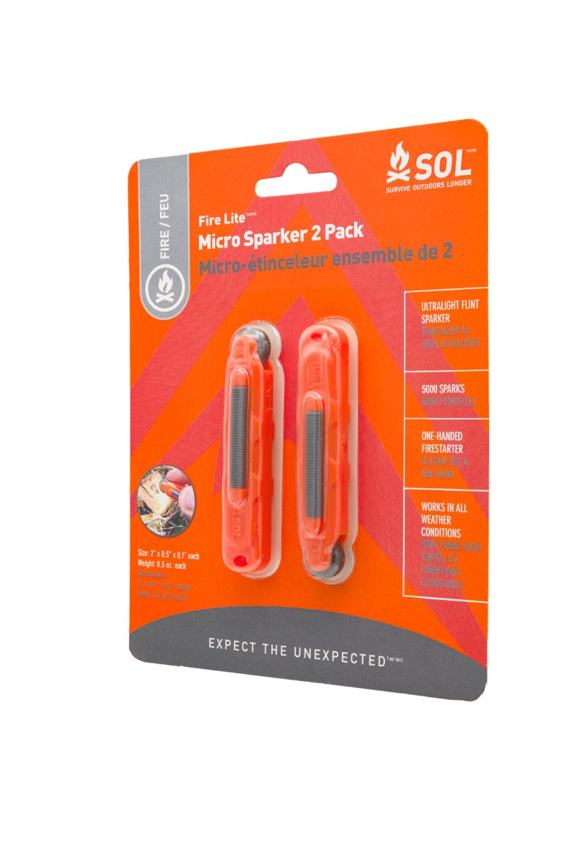 SOL® Fire Lite Micro Sparker (2 Pack)