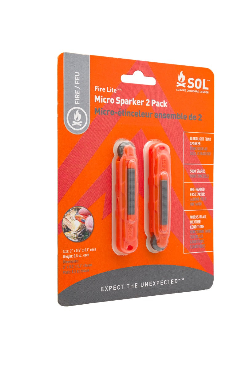 SOL® Fire Lite Micro Sparker (2 Pack)