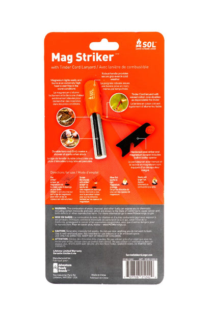 SOL® Mag Striker With Tinder Cord