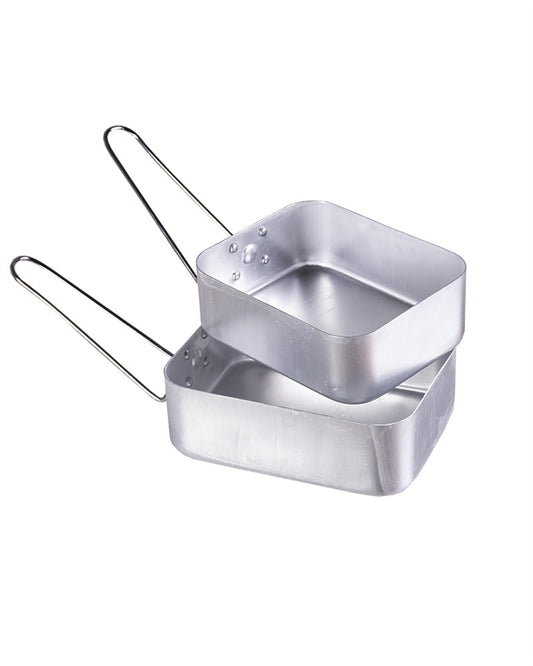 BRITSH 2-PC. ALUMINUM ANODIZED MESS KIT