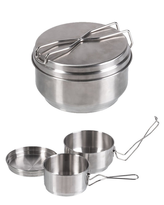 CZECH 3-PC. STAINLESS STEEL MESS KIT