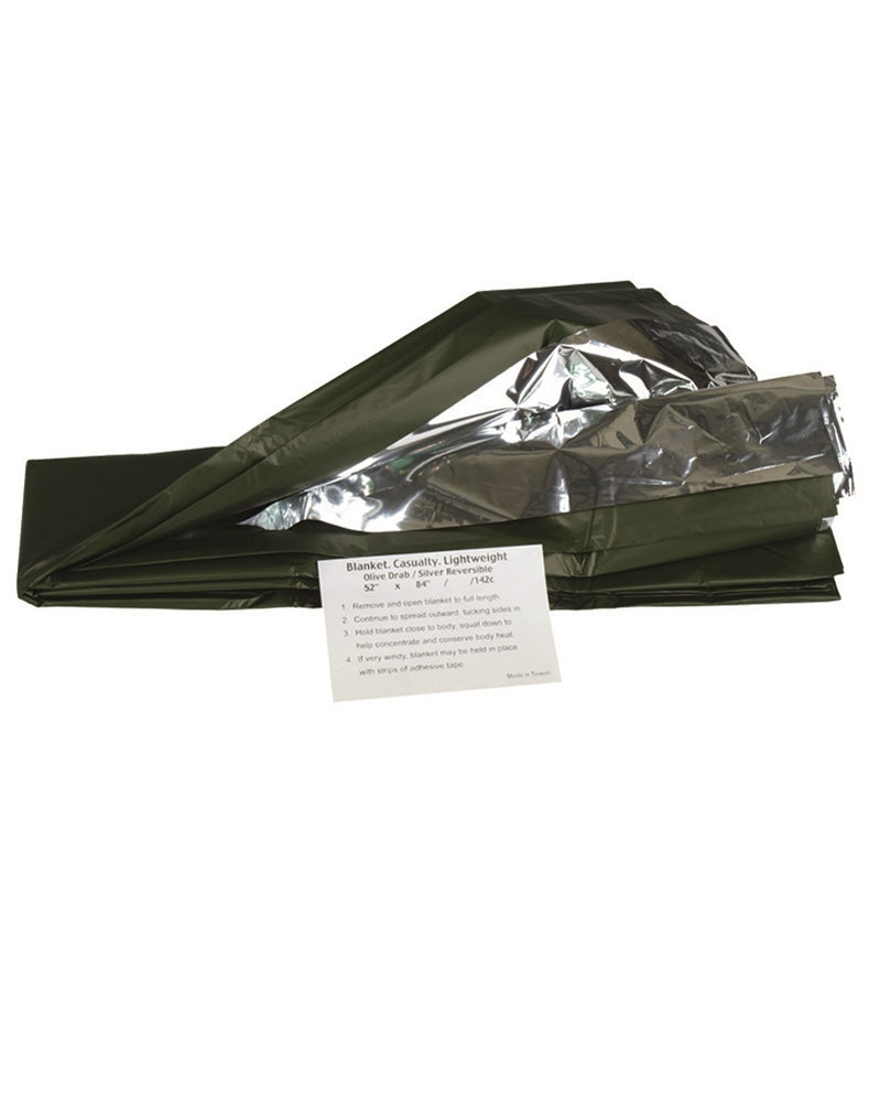 OD/SILVER SURVIVAL BLANKET