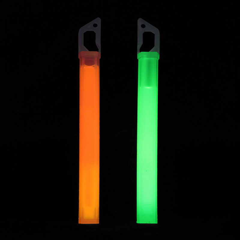 15H Glow Sticks – Green/Orange (2 Pack)