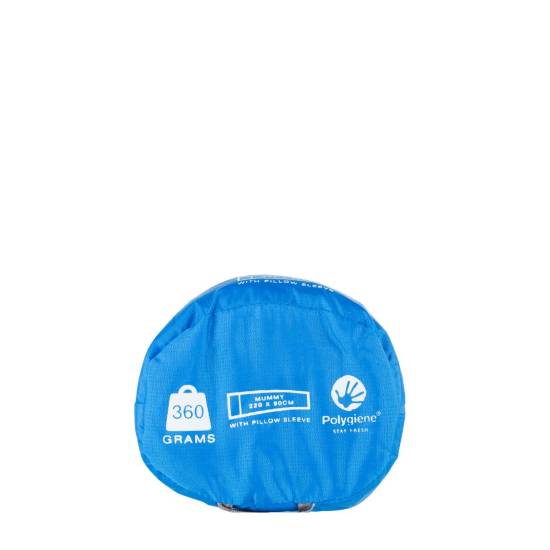 Cotton Sleeping Bag Liner, Mummy, Blue