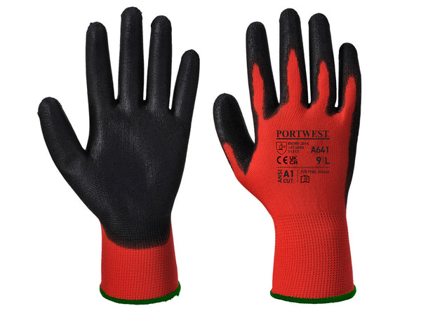 Red Cut Glove - PU
