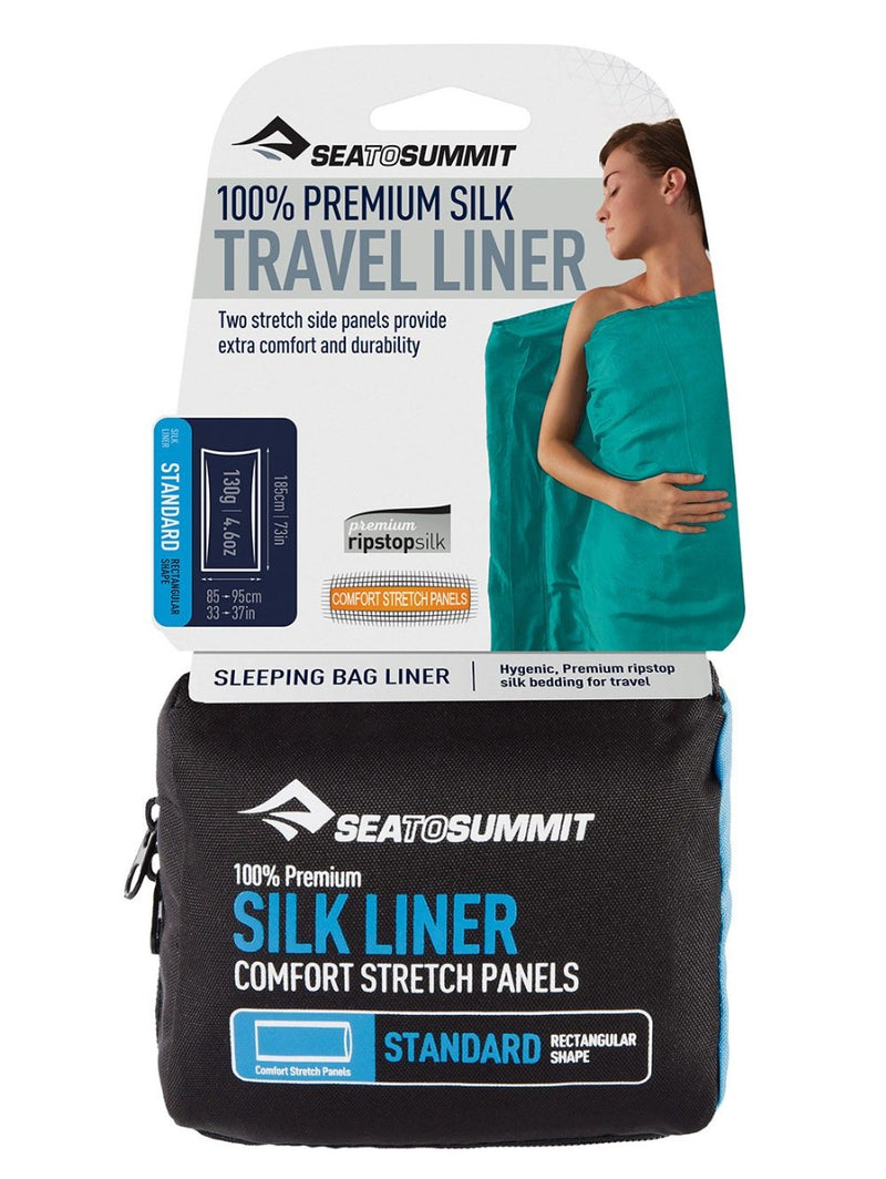 Premium Silk Travel Liner with Stretch Panels