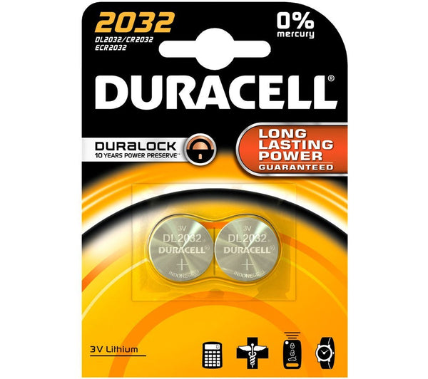 CR2032 Coin Cell Lithium 2 Pack