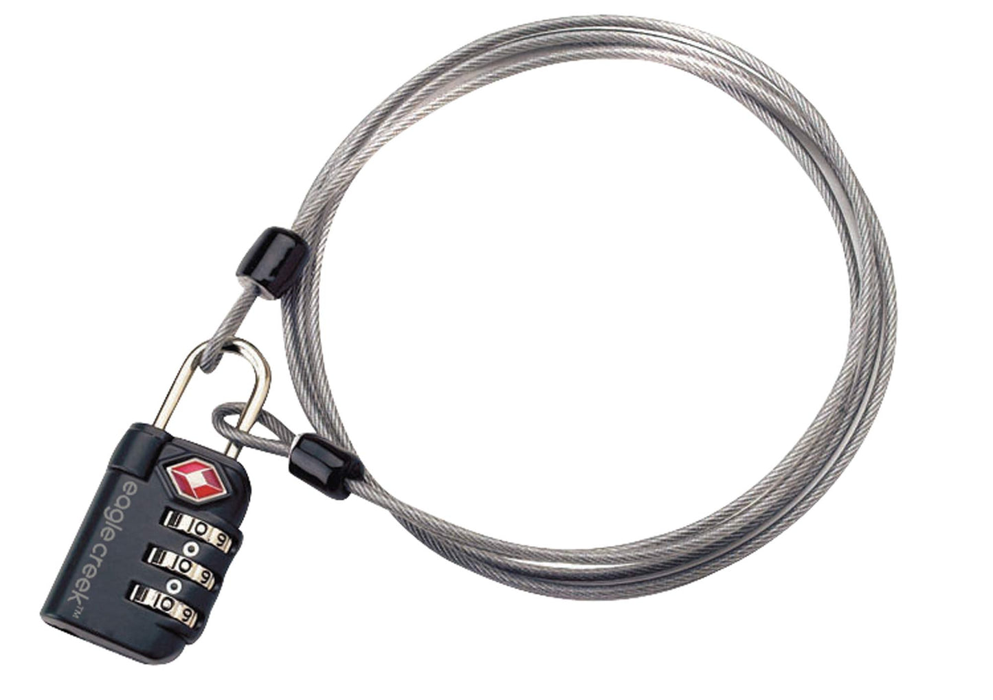 3-Dial TSA Lock & Cable