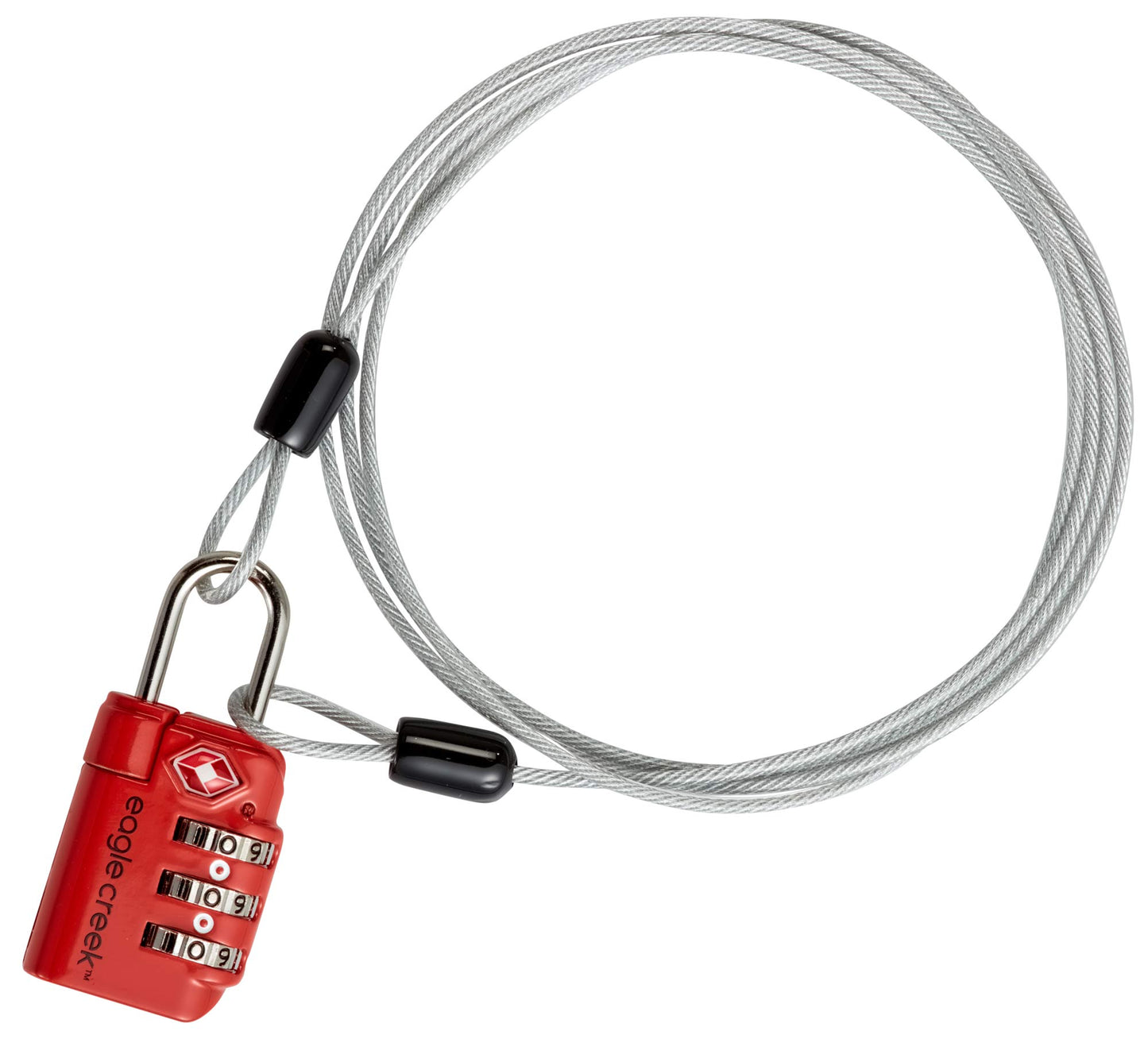 3-Dial TSA Lock & Cable