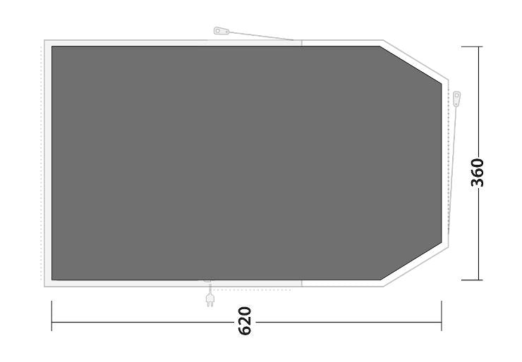 Footprint w. integrated toggle up front Norwood 6