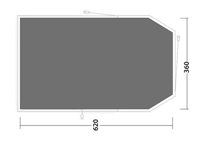 Footprint w. integrated toggle up front Norwood 6