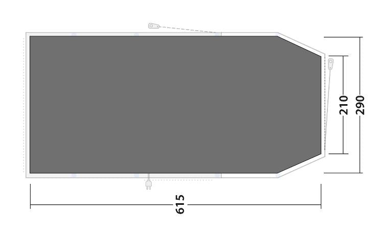 Footprint w. integrated toggle up front Parkdale 4PA