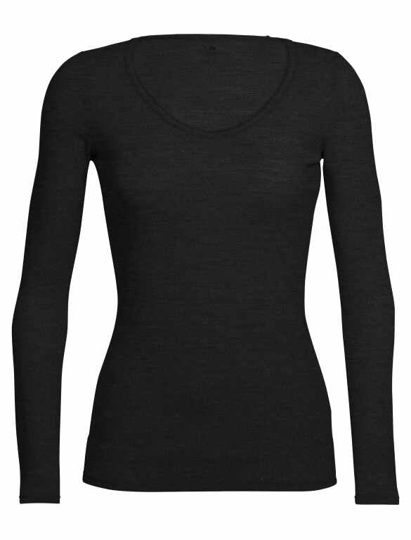 W Merino Siren Long Sleeve Sweetheart Top