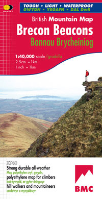 Brecon Beacons (British Mountain Map)