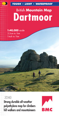 Dartmoor (British Mountain Map)