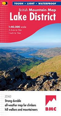 Lake District (British Mountain Map)