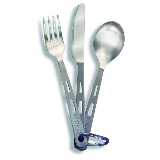 Optimus Titanium 3 Piece Cutlery Set