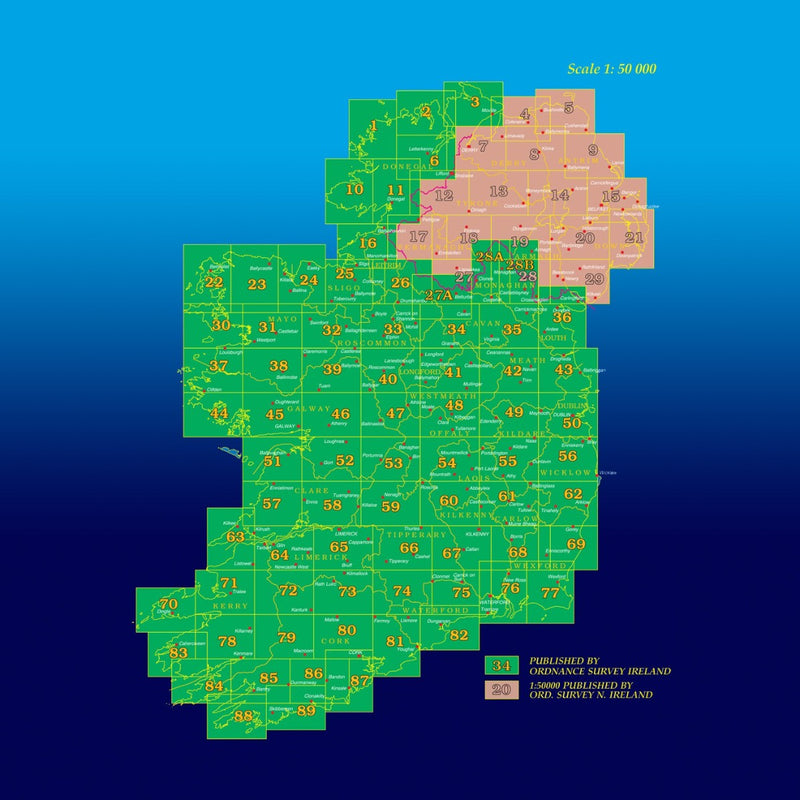 OSI Discovery Series Map 1:50,000