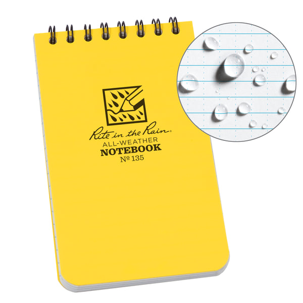 Universal Notebook, Top Spiral Bound, 3" x 5"  (50 Sheets)